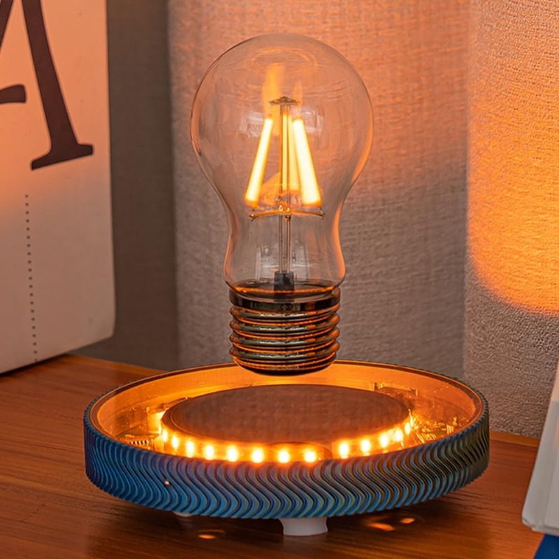Home Office Tech Gadgets - Lampadina LED Levitante Senza Fili, Lampada