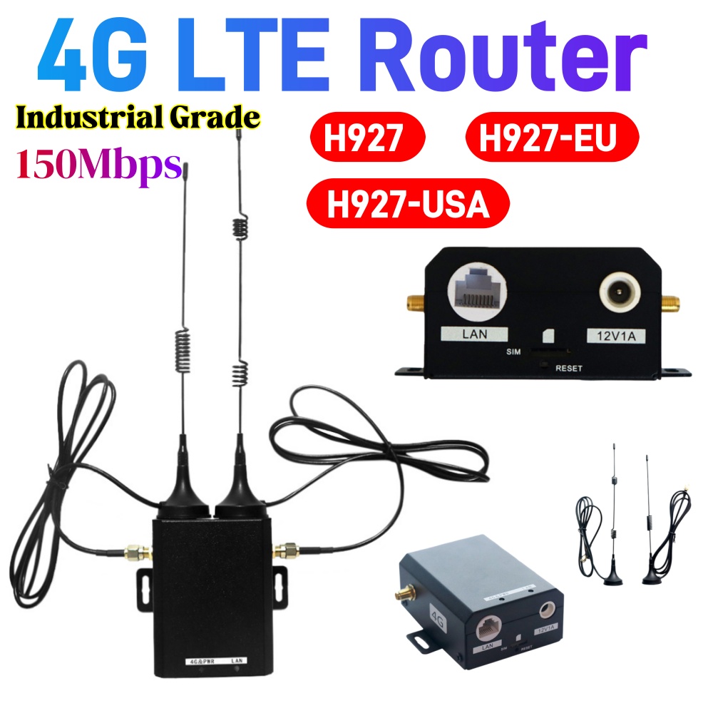 Router WiFi H927 di Grado Indu - 4G Lte Router Sim recensione e prezzo