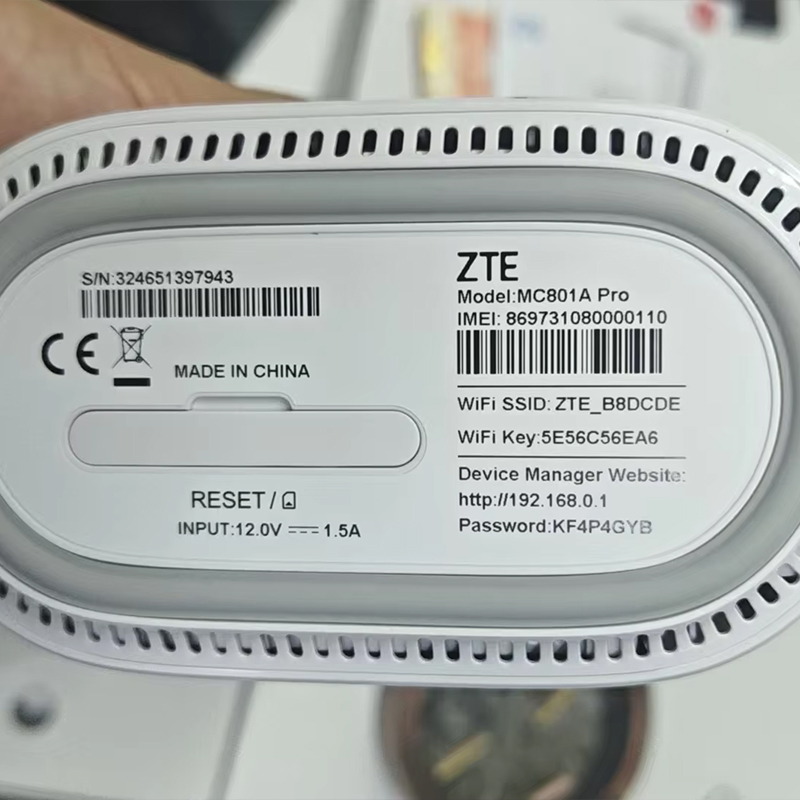 Router WiFi 5G Indoor ZTE MC80 - 4G Lte Router Sim recensione e prezzo